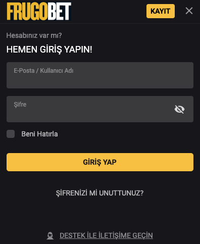 Frugobet Giriş